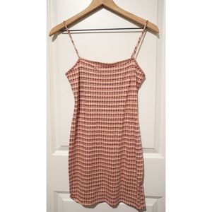 Plaid bodycon dress